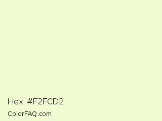Hex #f2fcd2 Color Image