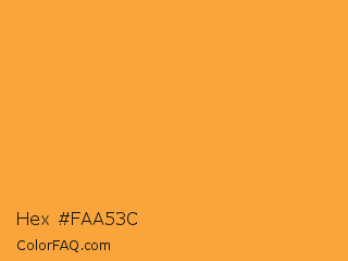Hex #faa53c Color Image