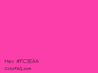 Hex #fc3eaa Color Image