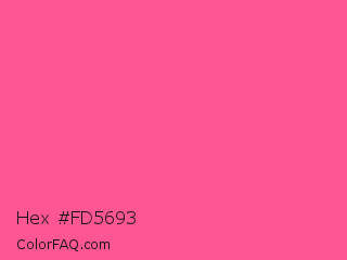 Hex #fd5693 Color Image