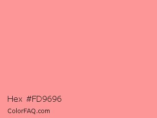 Hex #fd9696 Color Image
