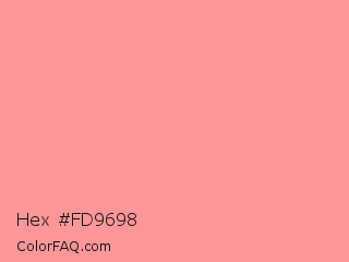 Hex #fd9698 Color Image