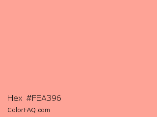 Hex #fea396 Color Image