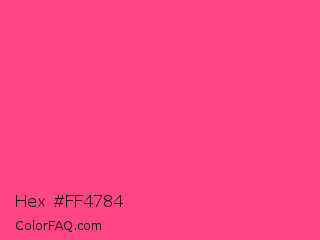 Hex #ff4784 Color Image
