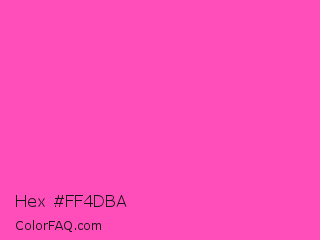 Hex #ff4dba Color Image