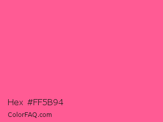 Hex #ff5b94 Color Image