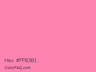 Hex #ff83b1 Color Image