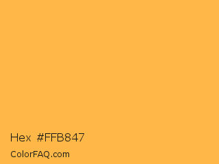 Hex #ffb847 Color Image