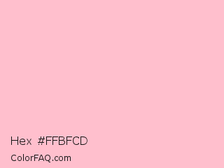 Hex #ffbfcd Color Image