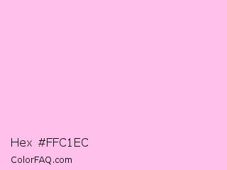 Hex #ffc1ec Color Image