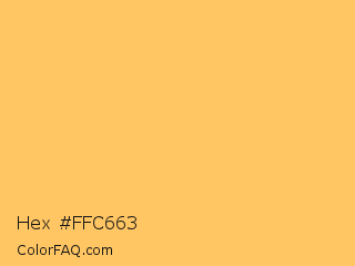 Hex #ffc663 Color Image