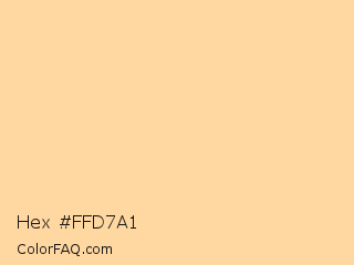 Hex #ffd7a1 Color Image