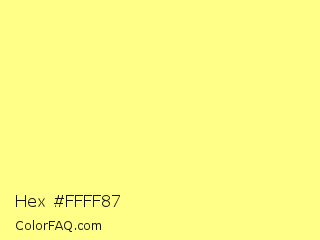 Hex #ffff87 Color Image