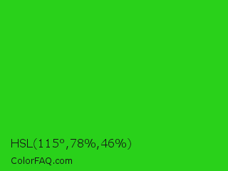 HSL 115°,78%,46% Color Image