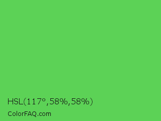 HSL 117°,58%,58% Color Image