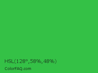 HSL 128°,58%,48% Color Image