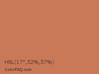 HSL 17°,52%,57% Color Image