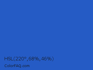 HSL 220°,68%,46% Color Image