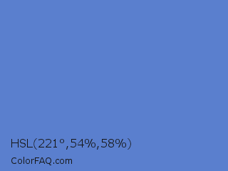 HSL 221°,54%,58% Color Image