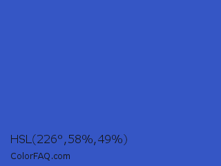 HSL 226°,58%,49% Color Image