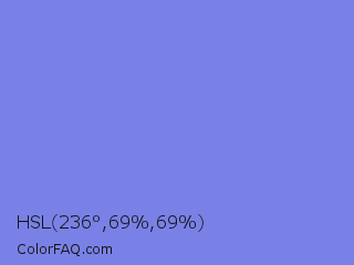 HSL 236°,69%,69% Color Image