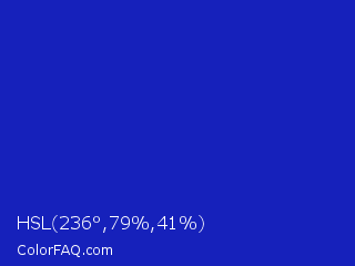 HSL 236°,79%,41% Color Image