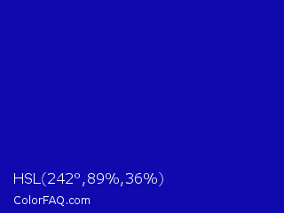 HSL 242°,89%,36% Color Image