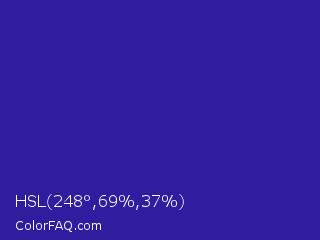 HSL 248°,69%,37% Color Image