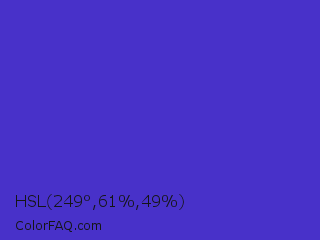 HSL 249°,61%,49% Color Image