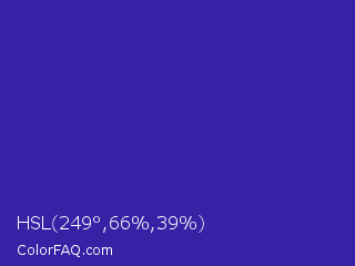 HSL 249°,66%,39% Color Image