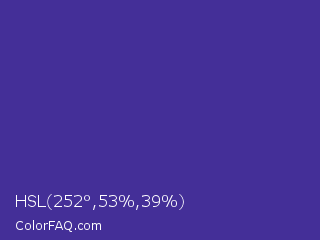 HSL 252°,53%,39% Color Image