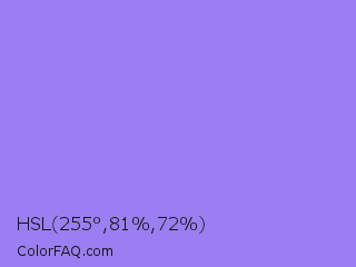 HSL 255°,81%,72% Color Image