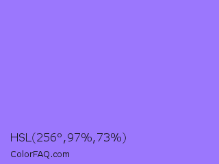 HSL 256°,97%,73% Color Image