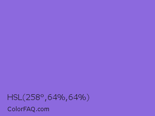 HSL 258°,64%,64% Color Image