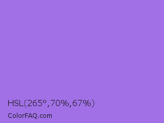 HSL 265°,70%,67% Color Image
