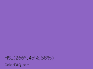 HSL 266°,45%,58% Color Image