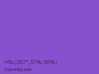 HSL 267°,57%,56% Color Image