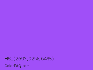 HSL 269°,92%,64% Color Image