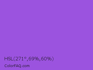 HSL 271°,69%,60% Color Image