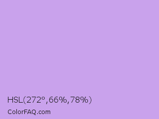 HSL 272°,66%,78% Color Image