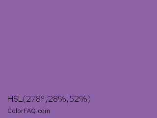 HSL 278°,28%,52% Color Image