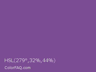 HSL 279°,32%,44% Color Image