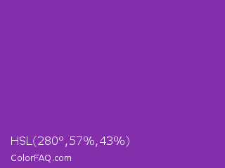 HSL 280°,57%,43% Color Image