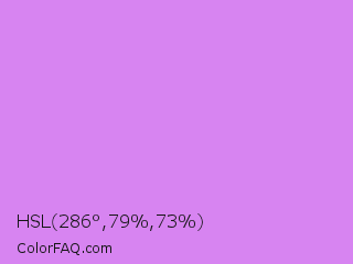 HSL 286°,79%,73% Color Image