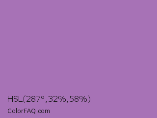 HSL 287°,32%,58% Color Image