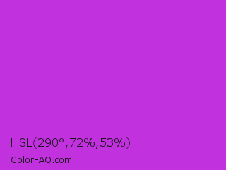 HSL 290°,72%,53% Color Image