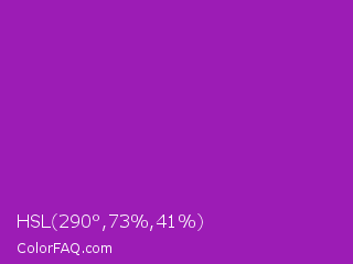 HSL 290°,73%,41% Color Image