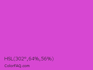 HSL 302°,64%,56% Color Image