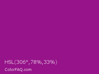 HSL 306°,78%,33% Color Image