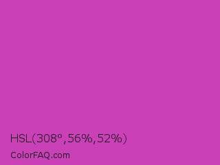 HSL 308°,56%,52% Color Image